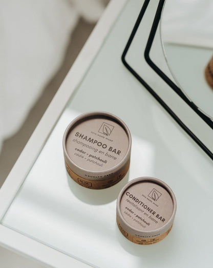 Après-shampooing Solide | Cèdre + Patchouli