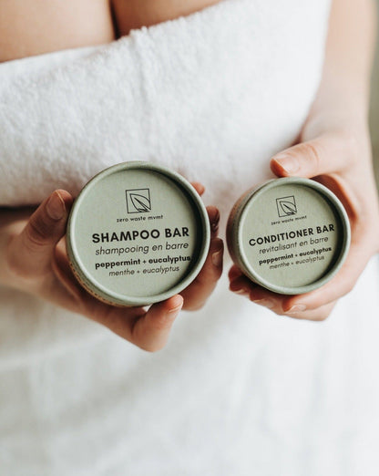 Après-shampoing Solide | Menthe Poivrée + Eucalyptus