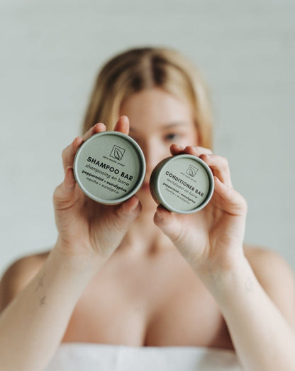 Après-shampoing Solide | Menthe Poivrée + Eucalyptus