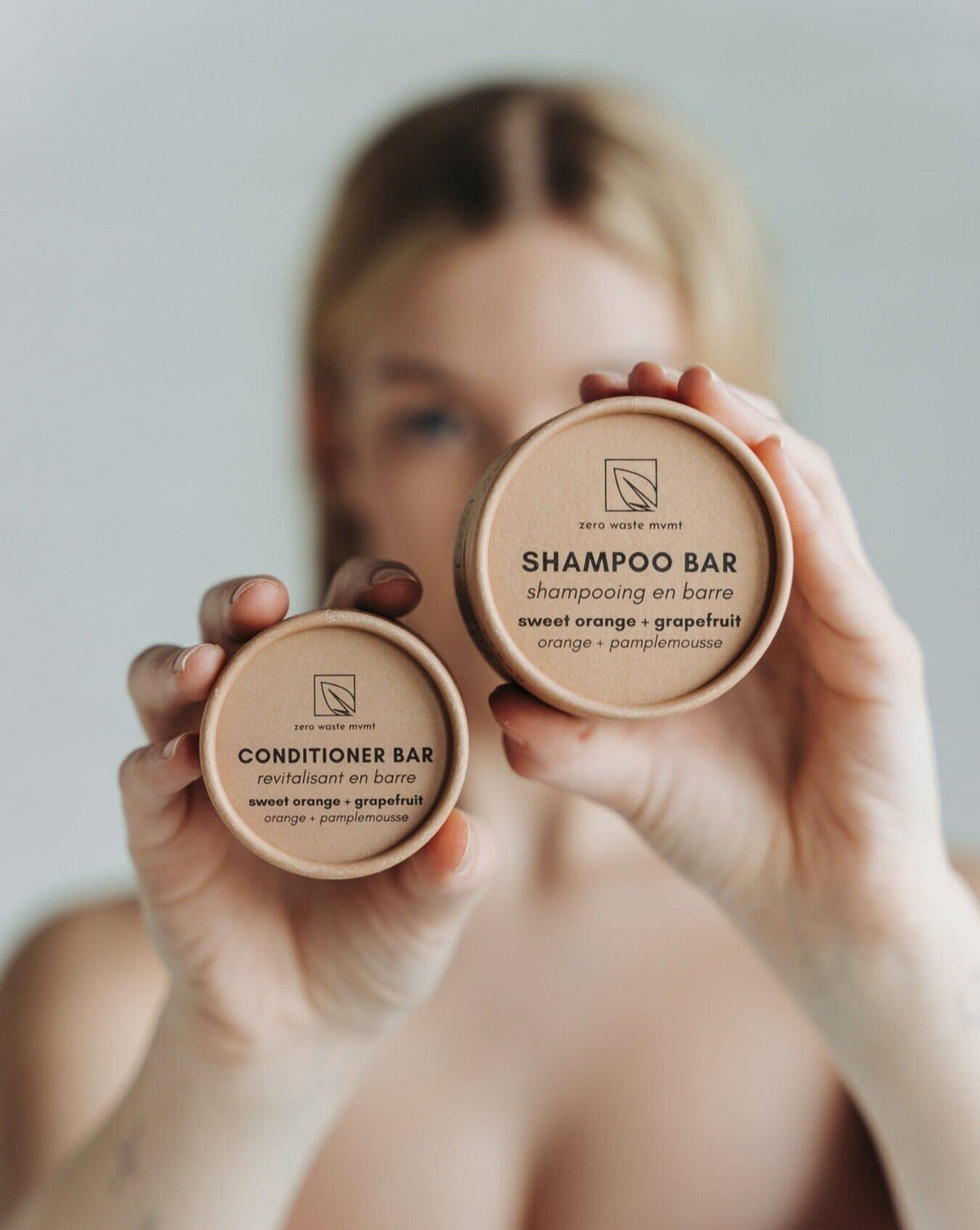 Après-shampoing solide | Orange douce + Pamplemousse