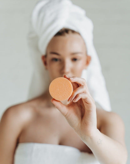 Après-shampoing solide | Orange douce + Pamplemousse