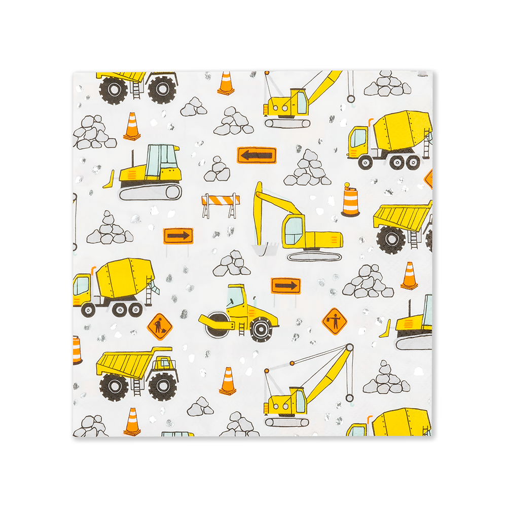 Construction Napkins (SET OF 16)