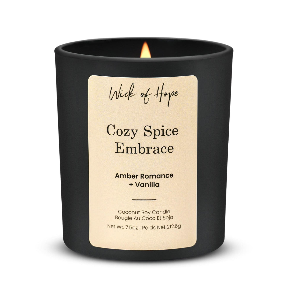 Bougie Cosy Épices Enveloppantes | Ambre Romantique + Vanille