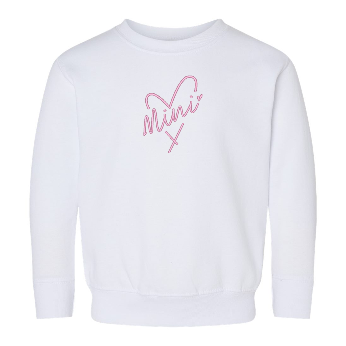Mini-sweat ras-du-cou brodé « Love » pour bébés