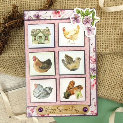 Cut & Craft Pack Économique - Un jardin de campagne anglais