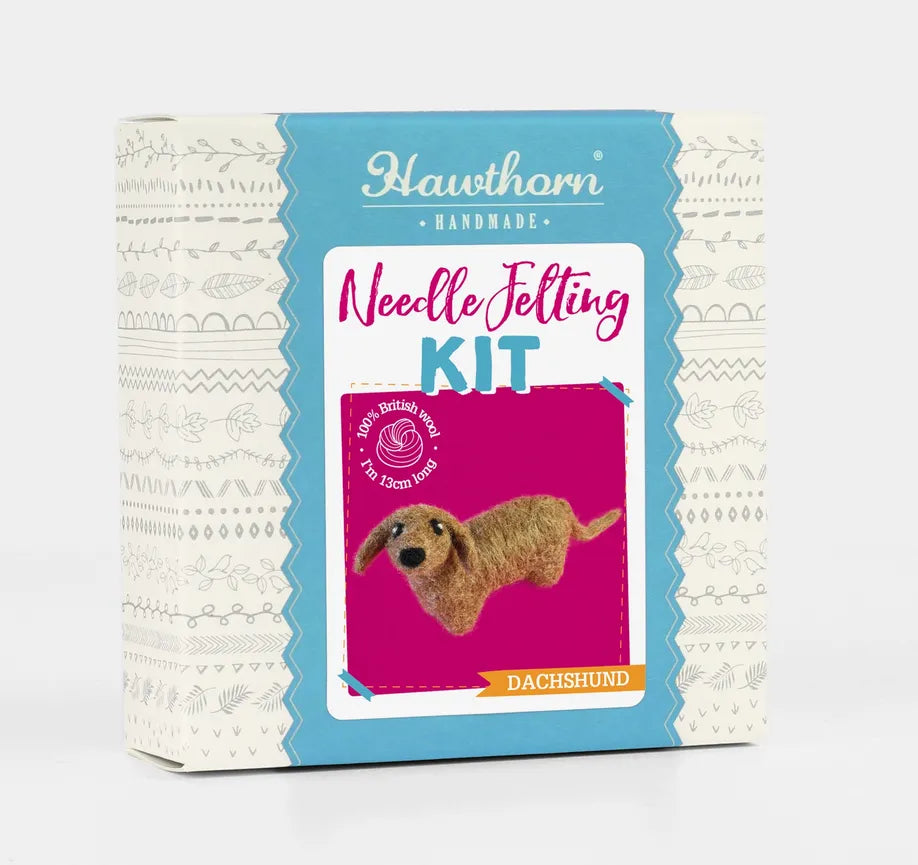 Hawthorn Handmade - Kit de feutrage miniature Teckel