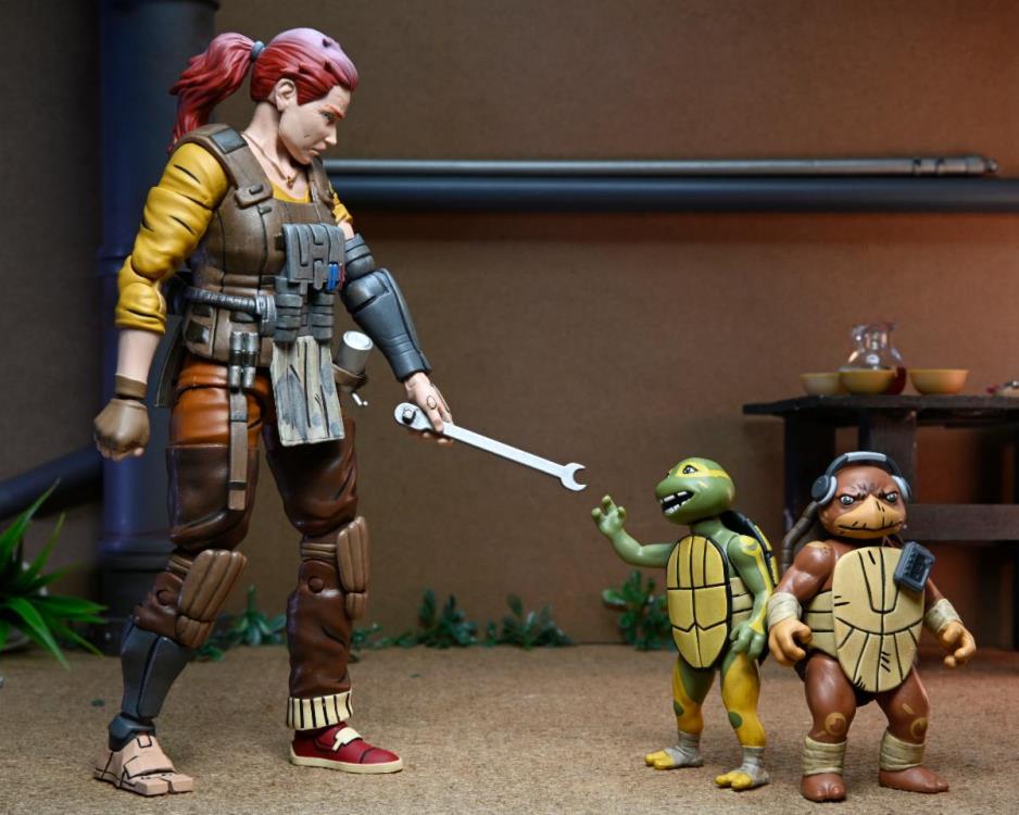 Teenage Mutant Ninja Turtles: The Last Ronin - Les années perdues Grammy April avec bébé Yi et Moja