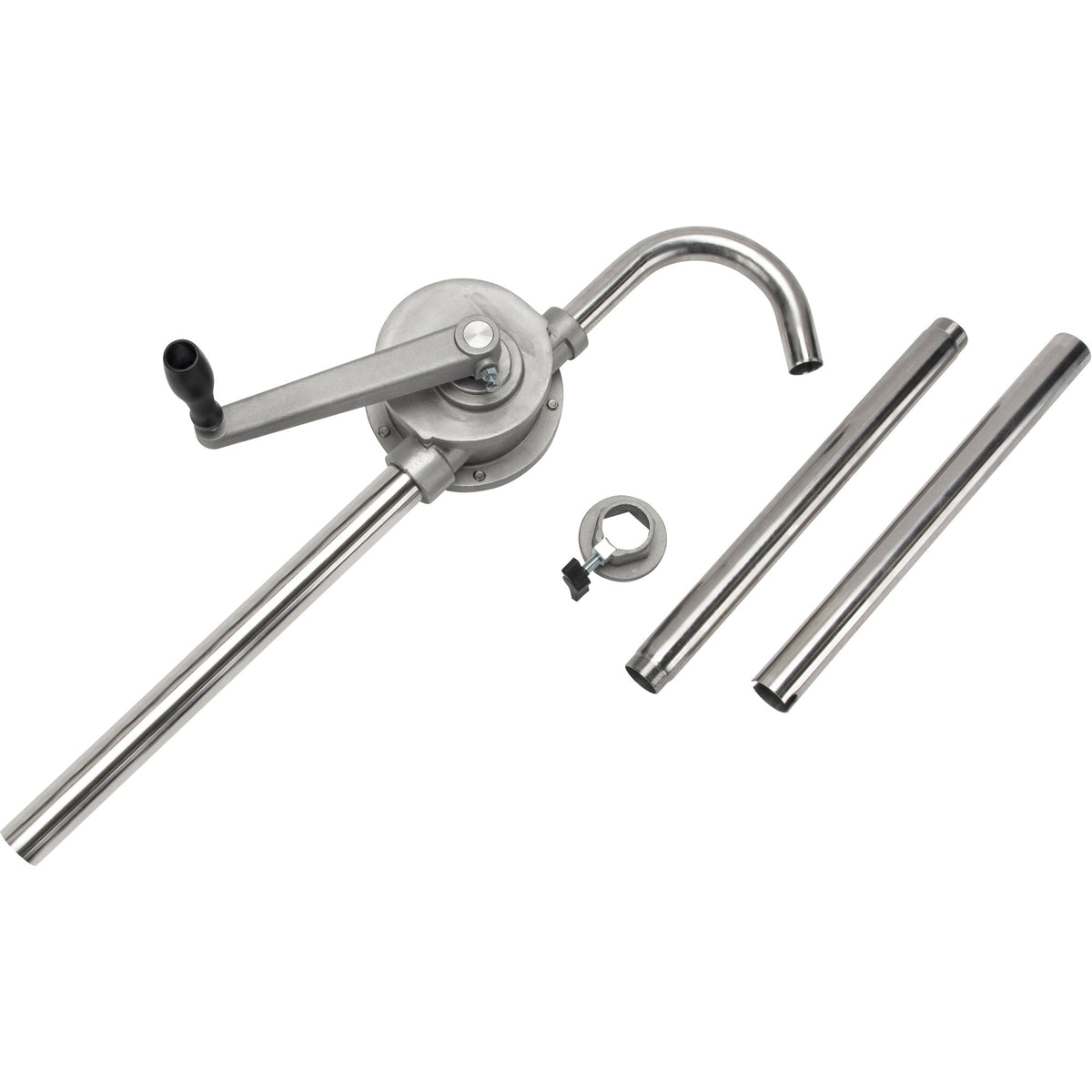 Pompe rotative à tambour, acier inoxydable, convient aux fûts de 208 L, 355 ml/course