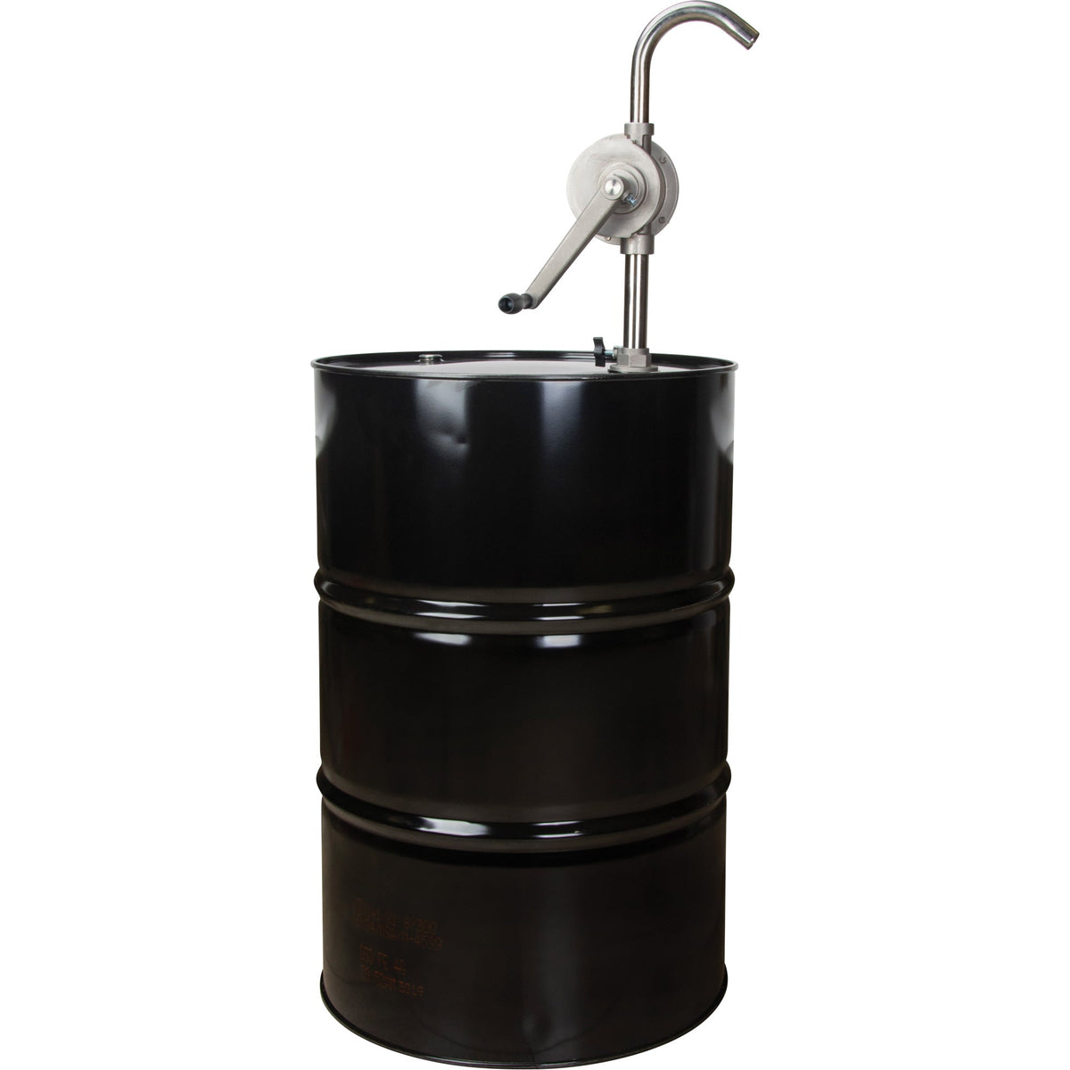 Pompe rotative à tambour, acier inoxydable, convient aux fûts de 208 L, 355 ml/course