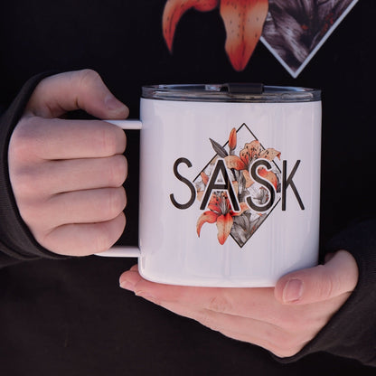 Mug à Café SASK Diamond en Acier Inoxydable de 500 ml
