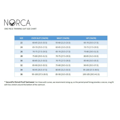 Maillot de bain d'entraînement une pièce à dos noué Blaze par Norca