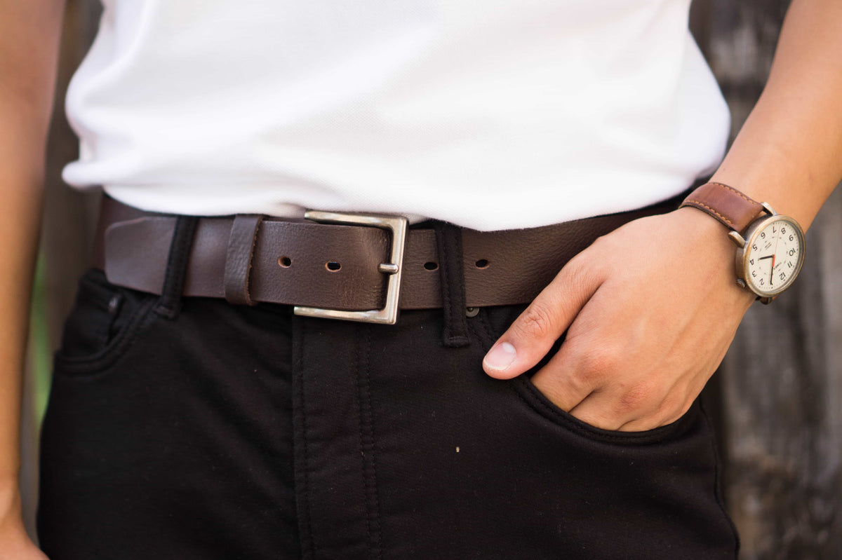 The Long Haul Belt - Classic Cognac 100% Real Leather Belt