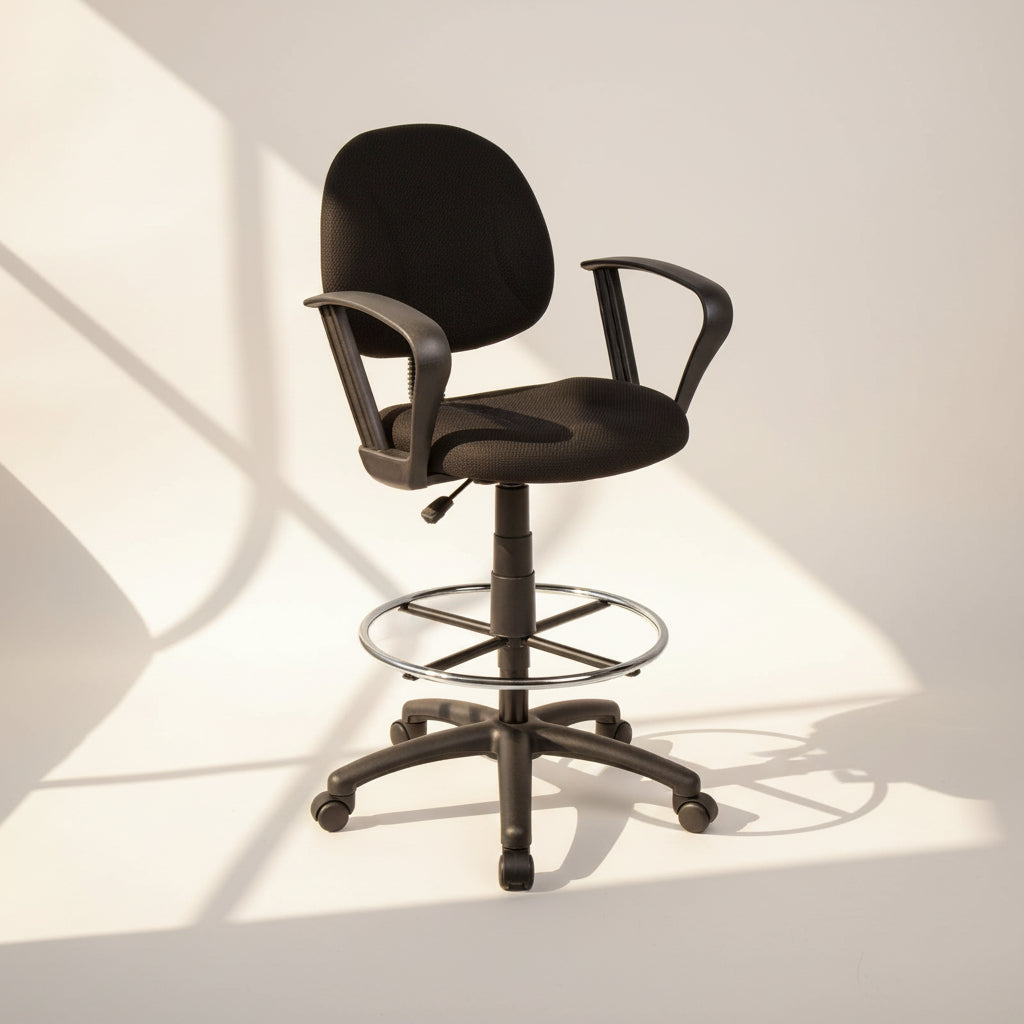 Drafting Chair With Armrest
