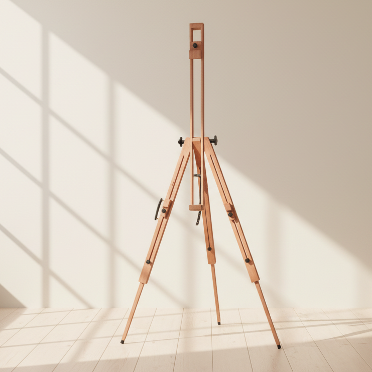 Foldable Beechwood Tripod Field Easel