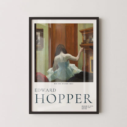 Edward Hopper - New York Interior | Famous Art (available handframed or unframed)