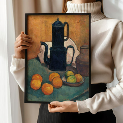 Emile Bernard Still Life Art Print: The Blue Coffee Pot (Framed or Unframed)