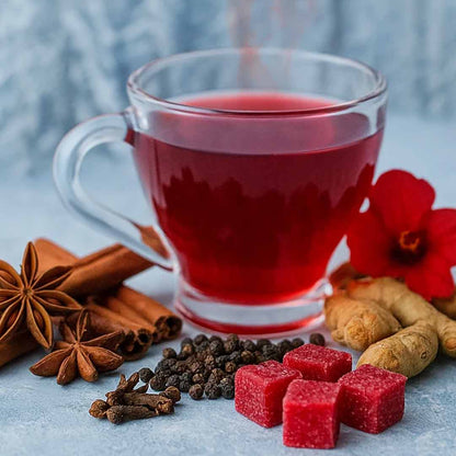 Carrés de tisane énergisante à la propolis