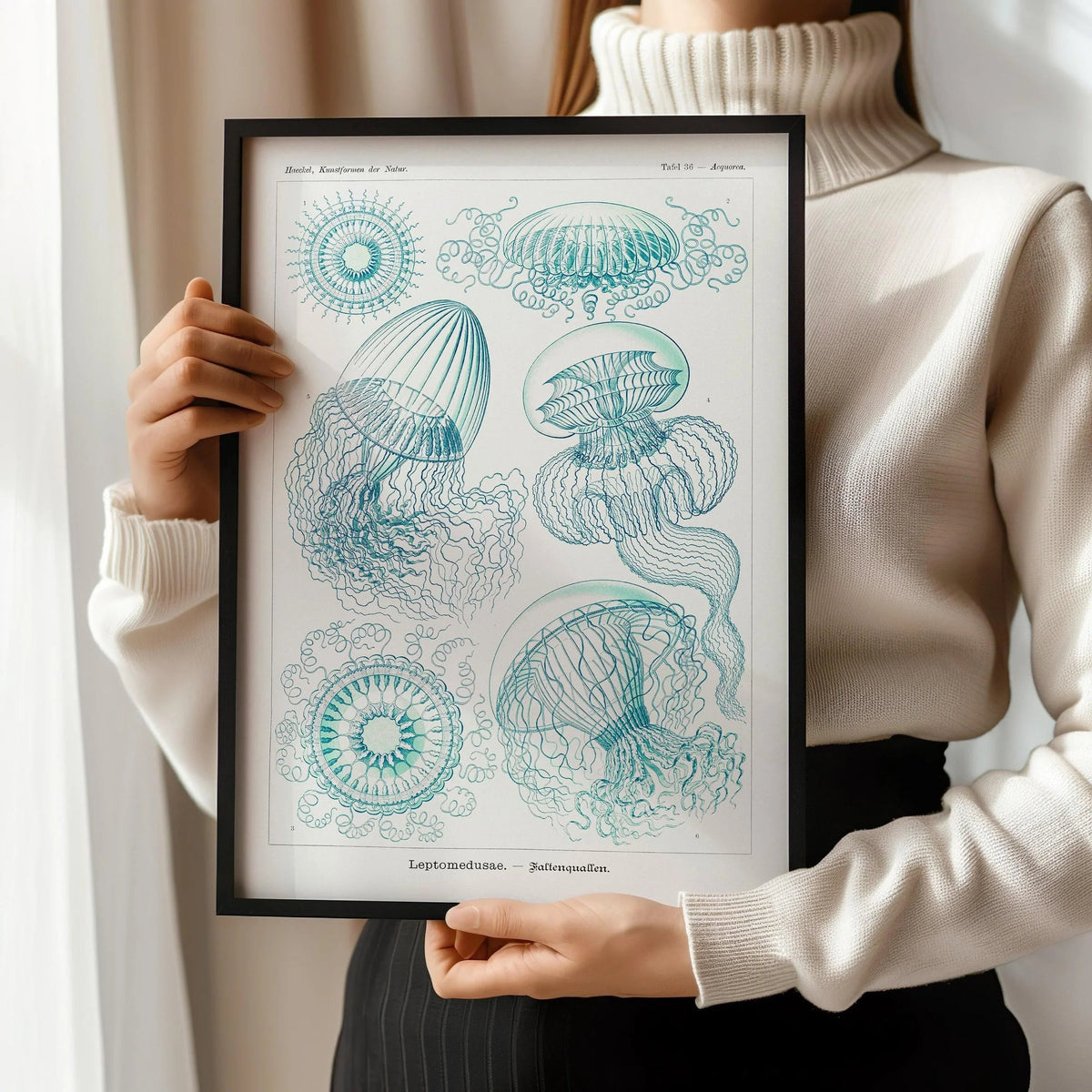 Ernst Haeckel Jellyfish Print: Vintage Marine Life Art