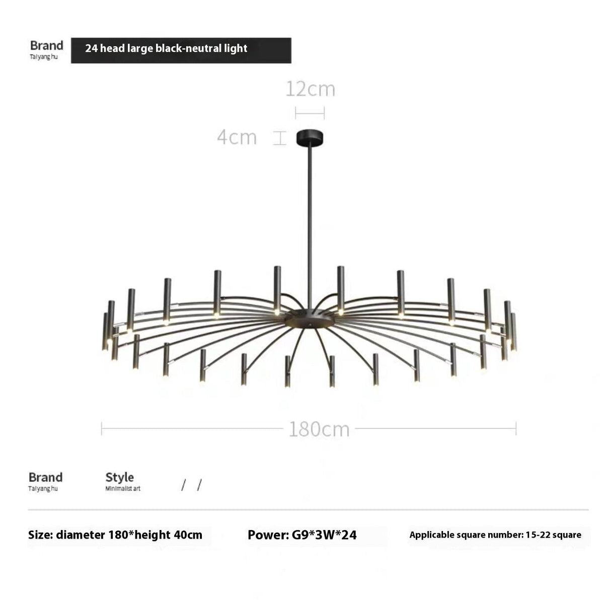 Nordic Style Lamps Simple Modern Net Red Chandelier Minimalist Creative