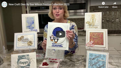 Matrices de découpe Sue Wilson Festive Merry & Bright