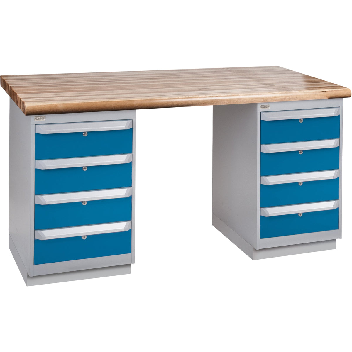 Heavy-Duty Workbench, Dual Drawers, 1500 lbs. Cap., 60" W x 30" D, 34" H