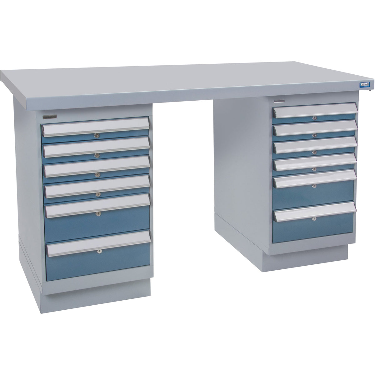 Établi préconfiguré, 183 cm L x 76 cm P x 86 cm H, Capacité de 1 134 kg
