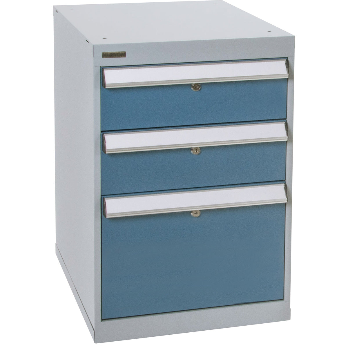 Établi à piédestal à trois tiroirs, 18 po L x 21 po P x 28 po H