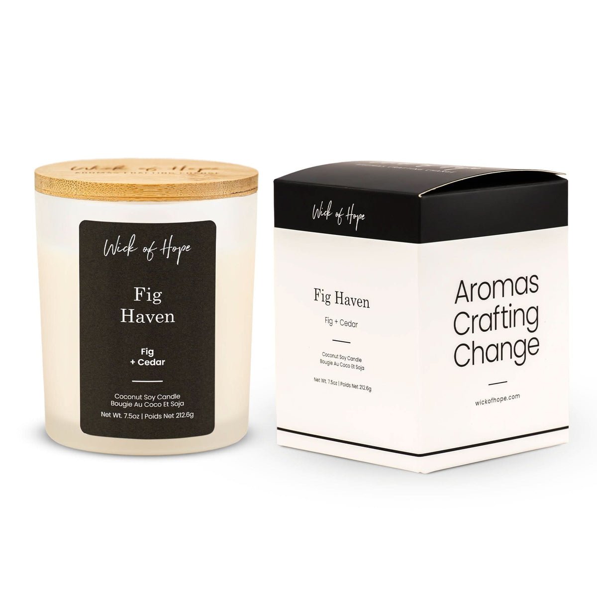 Bougie Fig Haven | Figue + Cèdre