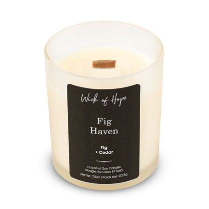 Bougie Fig Haven | Figue + Cèdre