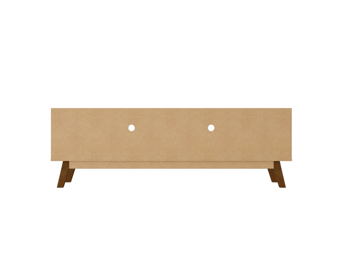 Malmo Modern 70.8" TV Stand with 2 Drawers - Beige/Brown