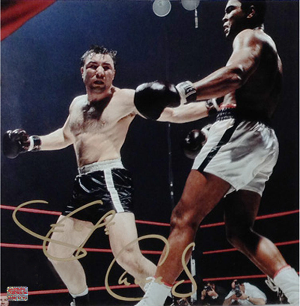 George Chuvalo Signed 11x11 Boxing Photo Canada