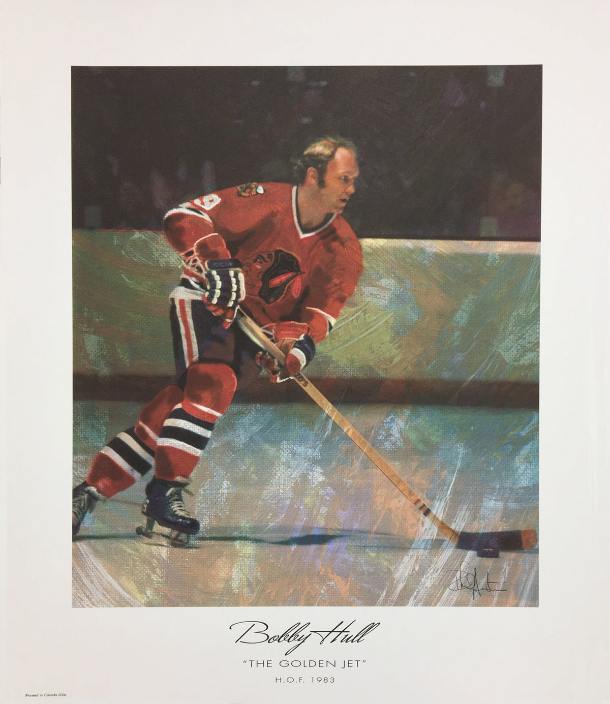 The Golden Jet Unsigned Lithograph (13x11)