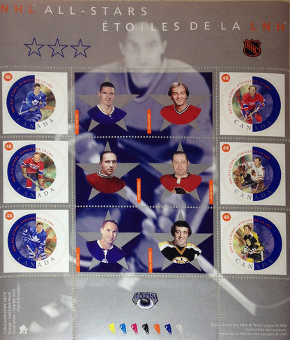 Canada Post 2002 Alumni All-Star Stamp Set