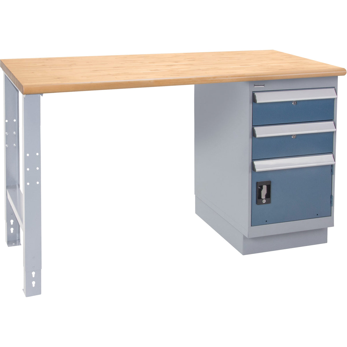 Industrial-Duty Workbench, Door w/ Drawer Combination, 1000 lbs Cap., 60" W x 36" D, 34" H