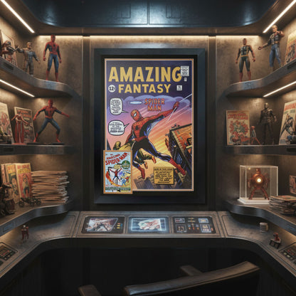 Stan Lee Signed Spider-Man First Appearance Framed Marvel
