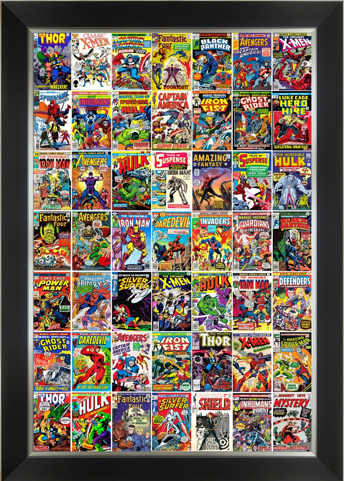 Marvel Classic Comic Collection Framed Poster Art (33.5x23.5)