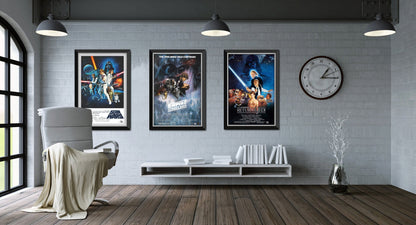 Star Wars The Mandalorian Mando and Baby Yoda Framed Poster