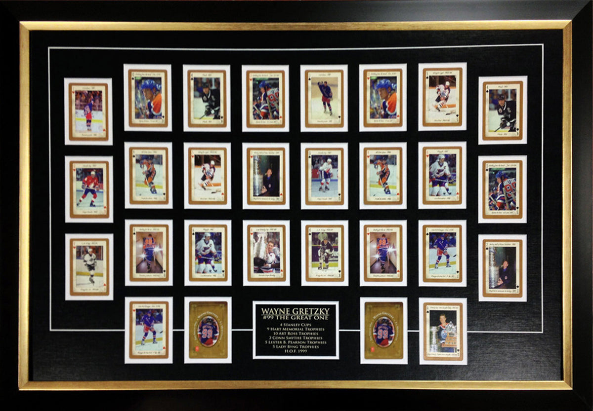 Wayne Gretzky the Great One Card Deck Display (31x25)