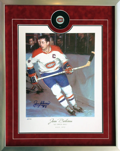 Jean Béliveau Montreal Lithograph /44 (26x24)