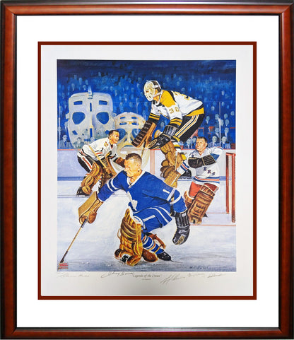 Framed Legends of the Crease Artist Proof Lithograph /197 (30x26)