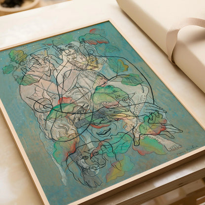 Francis Picabia - Iris (1929) | Modern Abstract Art (available handframed or unframed)
