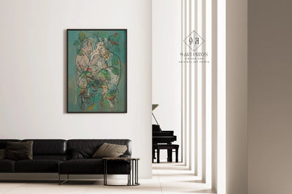Francis Picabia - Iris (1929) | Modern Abstract Art (available handframed or unframed)