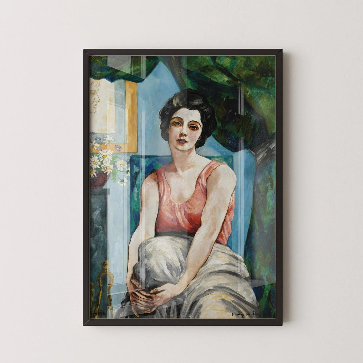 Francis Picabia - Portrait of Yvette | Famous Art (available handframed or unframed)