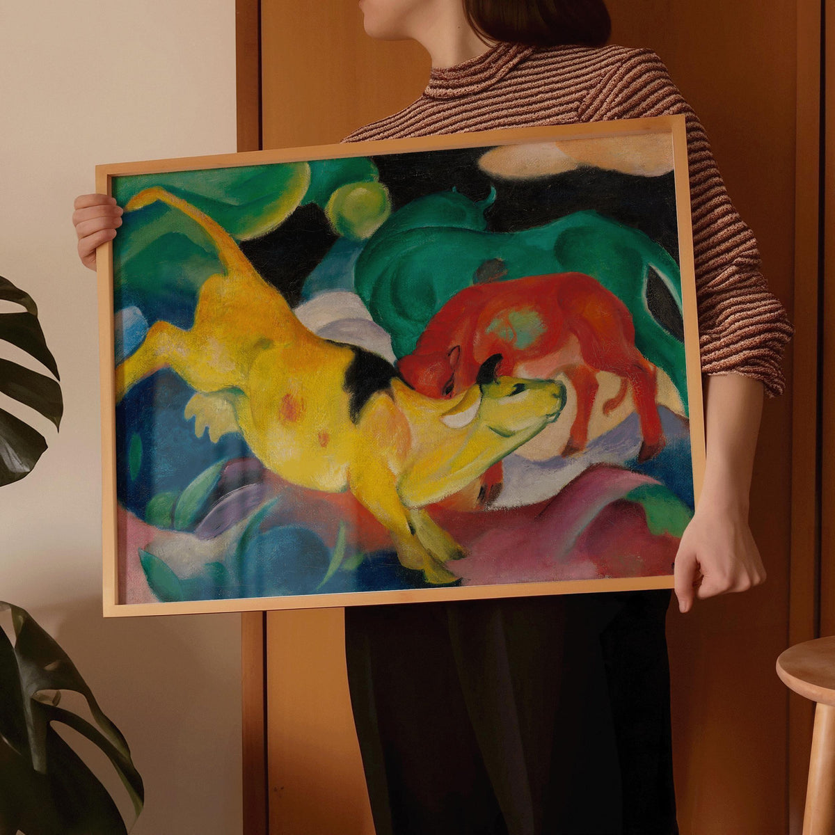 Franz Marc Yellow Cow Print: Expressionist Fine Art