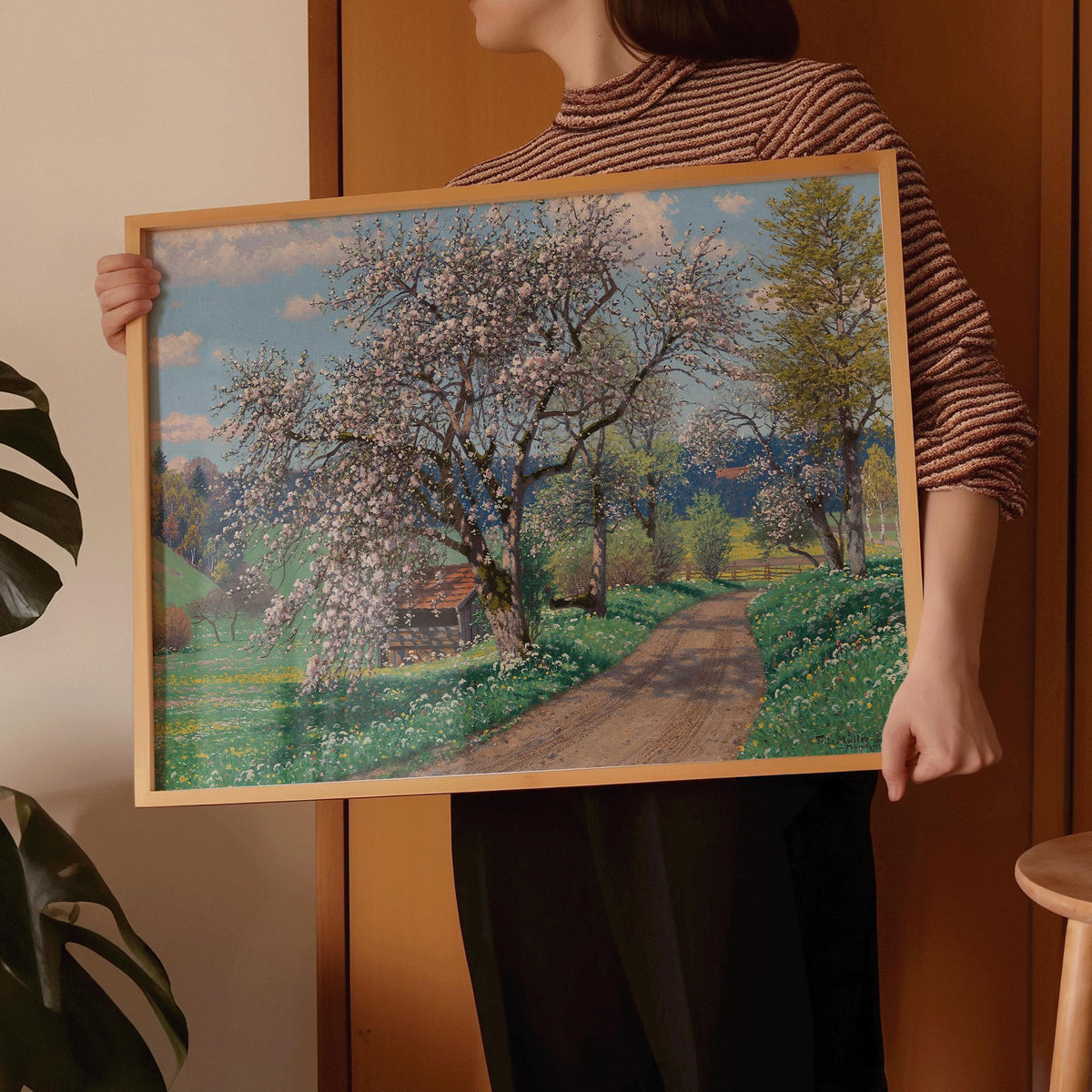 Fritz M√ºller-Landeck Spring Day Print: German Countryside Art
