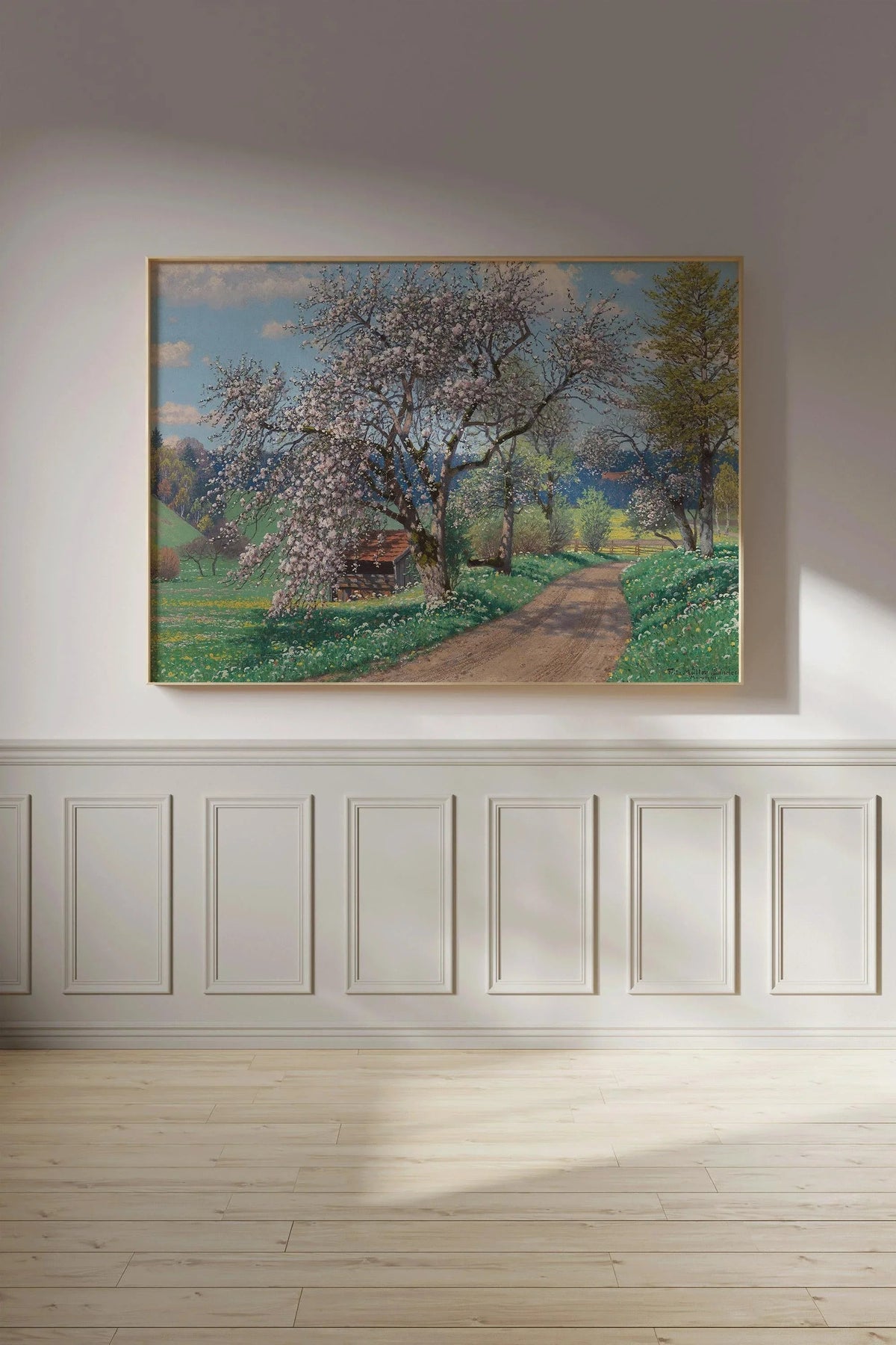 Fritz M√ºller-Landeck Spring Day Print: German Countryside Art