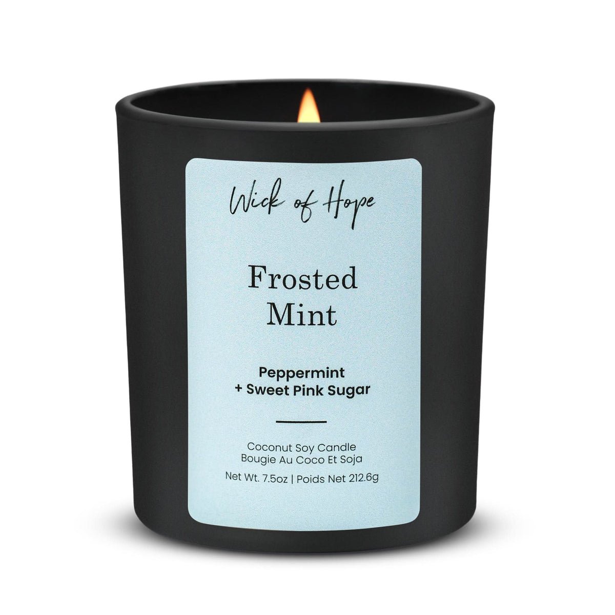 Bougie Menthe Givrée | Menthe Poivrée + Sucre Rose Sucré