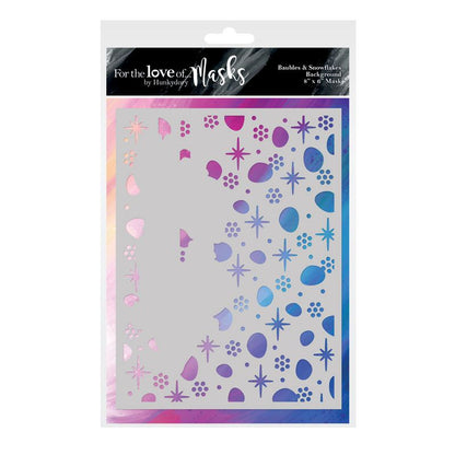For The Love Of Masks - Masque Baubles & Snowflakes 6" x 8"
