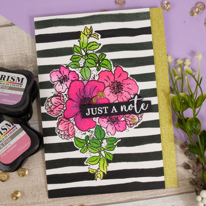 For The Love Of Stamps - Set de tampons A5 Bouquet de Géraniums