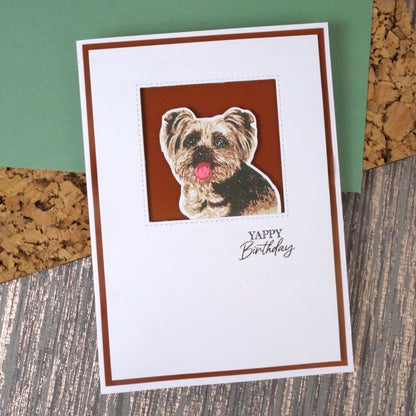 Pour l'amour des timbres - Yorkshire Terrier à couches